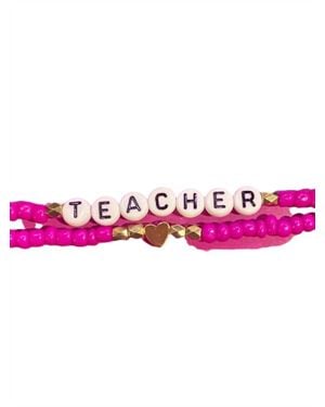 Lasting Impressions Teacher Valentine Bracelet Gift Set - Purple