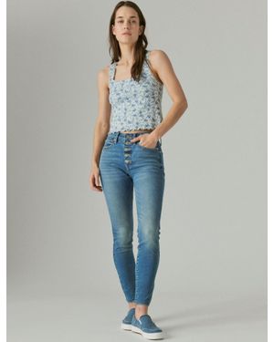 Lucky Brand High Rise Curvy Skinny - Blue