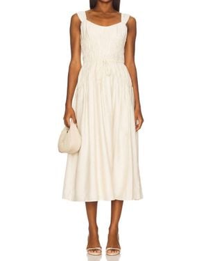 PAIGE Arpeggio Midi Dress - Natural