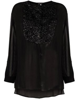 Fabiana Filippi Sheer Blouse - Black