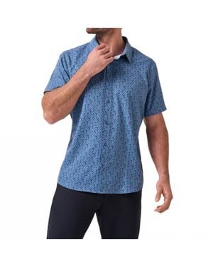 Travis Mathew Tech Woven Shirt - Blue