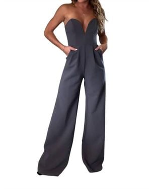 Amanda Uprichard Cherri Jumpsuit - Blue