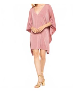 Ripley Rader Slinky Caftan Short Dress - Pink