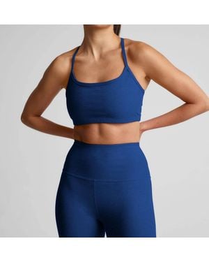 Beyond Yoga Spacedye Slim Racerback Bra - Blue