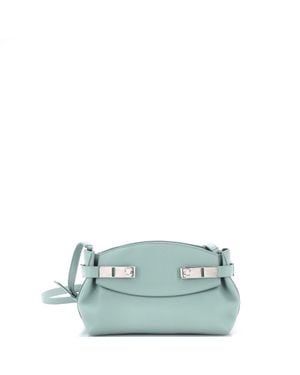 Ferragamo Hug Soft Crossbody Bag Leather - Green