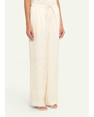 Jonathan Simkhai Elliat Straight Leg Pant - Natural