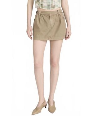 FRAME The Utility Skirt - Natural