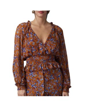 Gilner Farrar Lillian Blouse - Brown