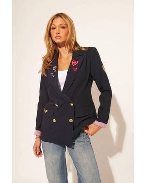 John + Jenn Blaine Embellished Blazer - Blue