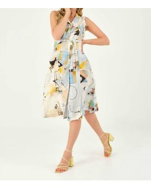 Dolcezza Lori Sleeveless Dress - Natural