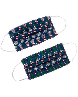 Roberta Roller Rabbit Jolly Nite Mask, Set Of 2 - Blue