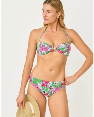 Lilly Pulitzer Betie Bikini Bottom Stretch Swimwear Frog863 - Multicolor