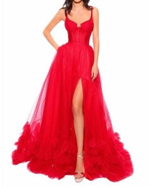 Amarra A-Line Gown - Red