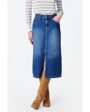 Vanessa Bruno Batista Jean Skirt - Blue