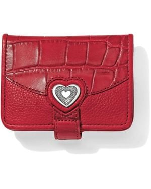 Brighton Bellissimo Heart Small Wallet - Red