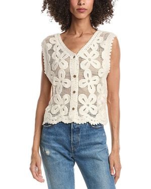 ANNA KAY Lace Blouson Vest - Blue