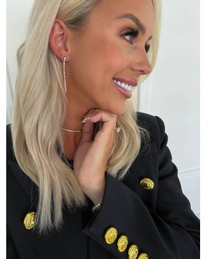 Chansuttpearls The Olivia Drop Earrings - Metallic