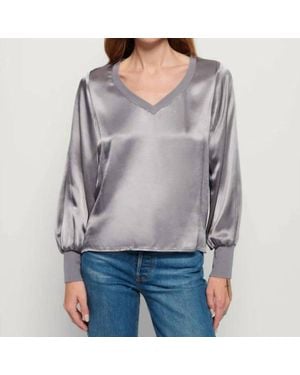Nation Ltd Ayra Blouse - Gray