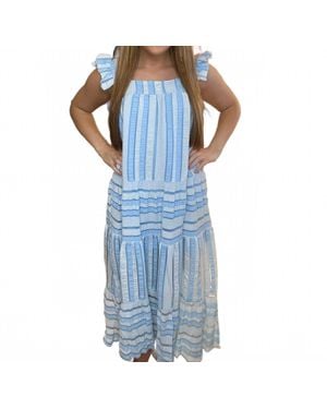 Thml Tiered Maxi Dress - Blue