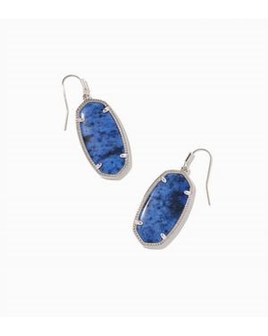 Kendra Scott Faceted Elle Drop Earrings - Blue