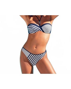 Lise Charmel Rayure En Ligne Seduction Bikini Bottoms - Blue