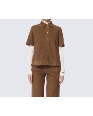 Tara Jarmon Camilia Chemise Blouse - Brown