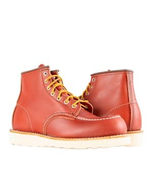 Red Wing Heritage 8875 6-Inch Classic Moc Boots 08875 Oro Russet - Red