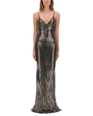 Rick Owens X Lilies Metallic Long Dress - Multicolor