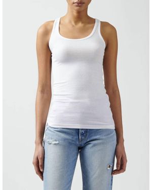ATM Modal Rib Boy Tank - Blue