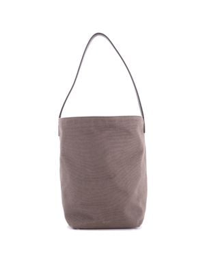 The Row N/S Park Tote Canvas - Brown