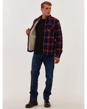 Bench Marconi Flannel Check Shirt - Blue