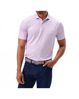 Johnnie-o Dot Neat Polo - Purple
