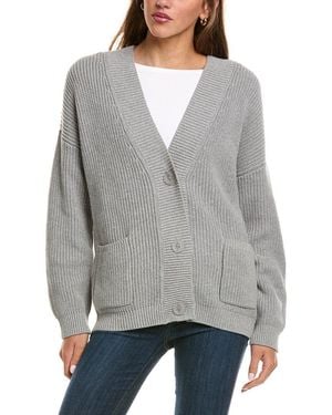 525 America Brooklyn Relaxed Pocket Cardigan - Gray