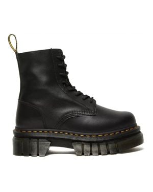 Dr. Martens Audrick Nappa Lux Smooth Leather Ankle Boots - Black