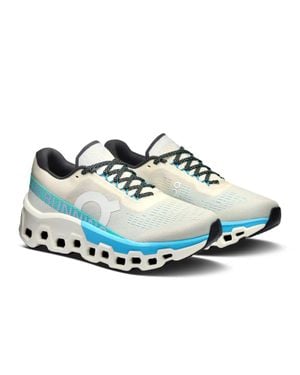 On Shoes Cloudmster 2 3We10113168 M Cream Road Running Shoes Rhs8906 - Blue