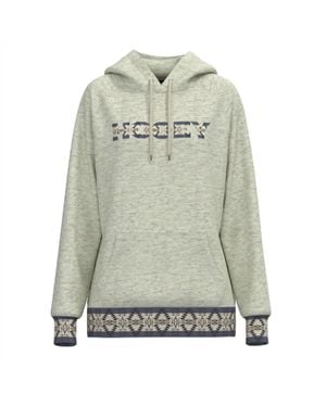 Hooey Quilted Hoodie - Gray