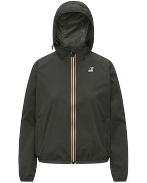 K-Way Le Vrai 4.0 Claudette Hooded Jacket - Black