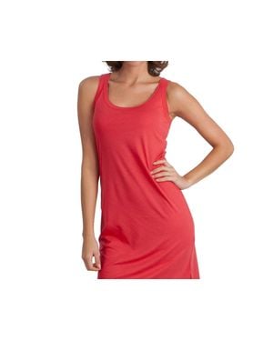 Twelve Eighty Eight Essential Colors Tank Maxi Dress - Red