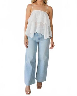 Bishop + Young Capri Scalloped Camisole - Blue