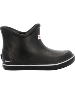 XtraTuf Kids' Kid Biolite Ankle Deck Boot Ankle Deck Boot Kids - Black