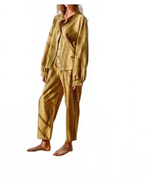 Maelu Twiggy Lounge Pants - Metallic