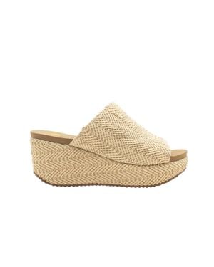 Volatile Canteen Wedge Sandal - White