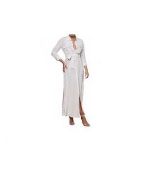 L'Agence Cameron Silk Shirt Dress - Black