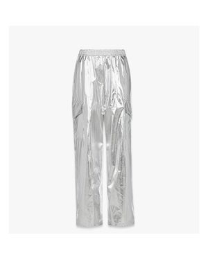 MCM Cargo Metallic Pants - Gray