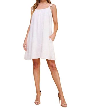 Allie Rose Laguna Cami Dress - White