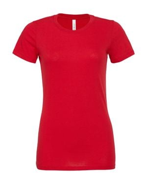 Bella Canvas Ladies Jersey Short-Sleeved T-Shirt - Red