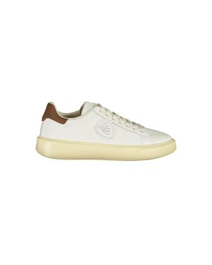 Blauer White Polyurethane Men Sneaker - Multicolor