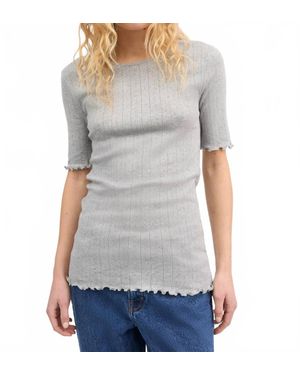 Skall Studio Edie Short Sleeve Tee - Gray