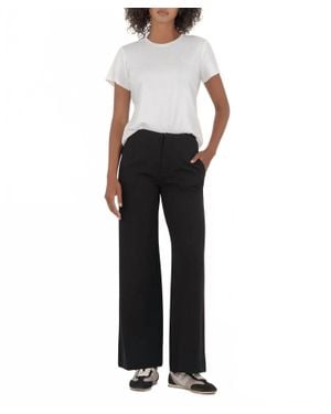 Kut From The Kloth Meg High Rise Wide Leg Trouser - Black