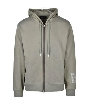 Replay Sage Cotton Zip Hoodie - Gray